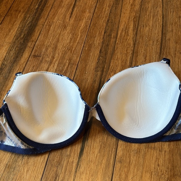 Victoria’s Secret Demi Bra 34DD Blue Tye Dye - Picture 4 of 7